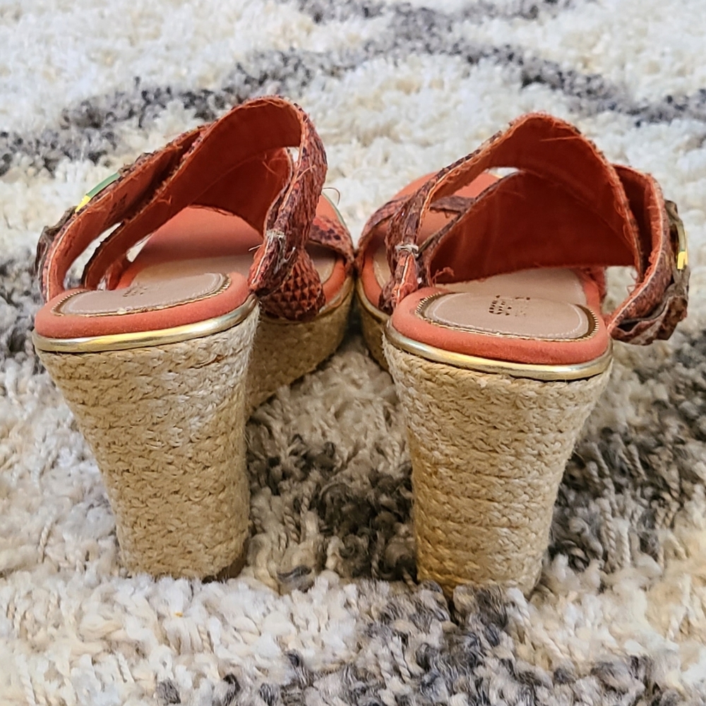 Sperry Topsider Espadrilles Maris Wedge Sandal Or… - image 4